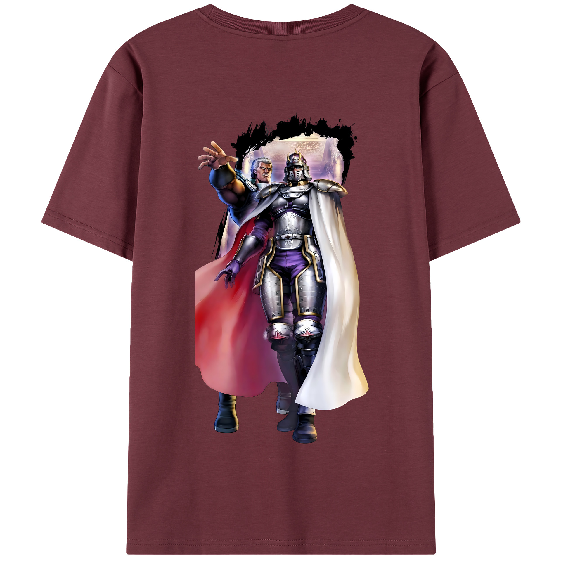 （画像用） 北斗の拳 Fist of the North Star 綿100％半袖Tシャツ（背面プリント）